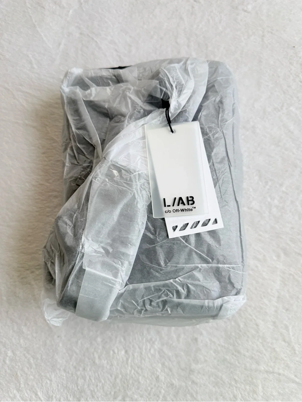 New Off-White L/AB Diagonal Tab Backpack